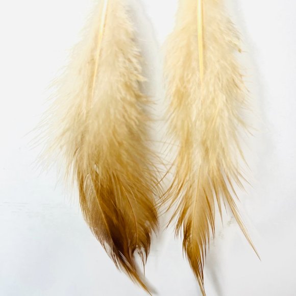 Bohemian Feathered Earrings | Dangle Style - Picture 2 of 5